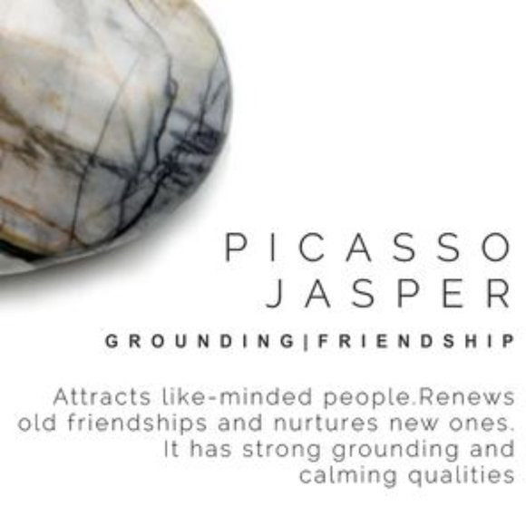 10mm Men’s Women’s Polished Picasso Jasper Matte Onyx Beaded Stretch Bracelet - Picture 5 of 8